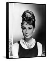 Audrey Hepburn. "Breakfast At Tiffany's" 1961, Directed by Blake Edwards-null-Framed Stretched Canvas