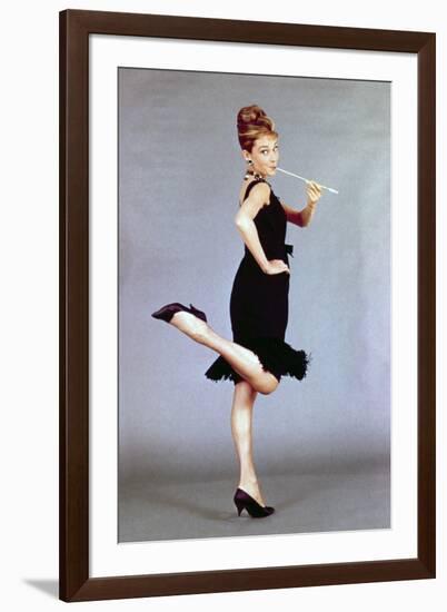 Audrey Hepburn. "Breakfast At Tiffany's" 1961, Directed by Blake Edwards-null-Framed Photographic Print