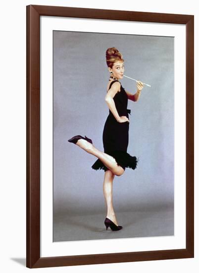 Audrey Hepburn. "Breakfast At Tiffany's" 1961, Directed by Blake Edwards-null-Framed Photographic Print