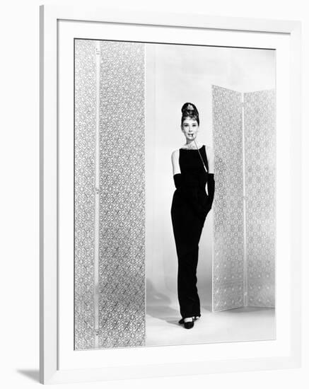 Audrey Hepburn. "Breakfast At Tiffany's" 1961, Directed by Blake Edwards-null-Framed Photographic Print