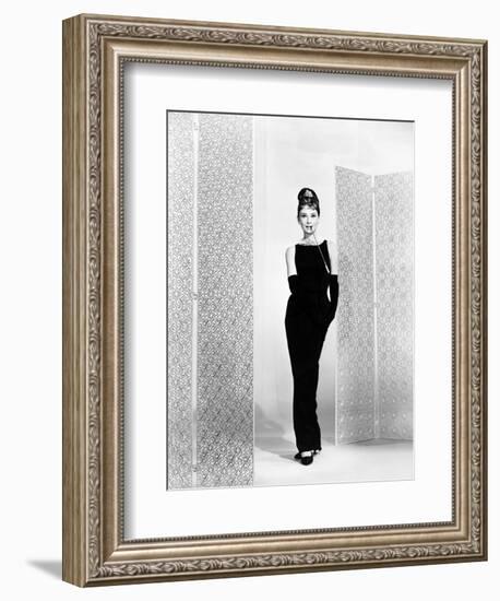 Audrey Hepburn. "Breakfast At Tiffany's" 1961, Directed by Blake Edwards-null-Framed Photographic Print