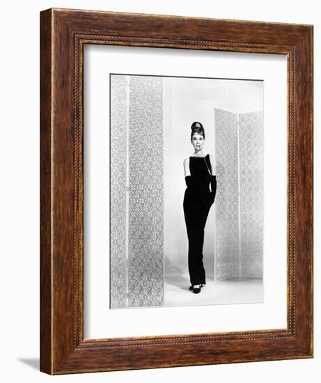 Audrey Hepburn. "Breakfast At Tiffany's" 1961, Directed by Blake Edwards-null-Framed Photographic Print