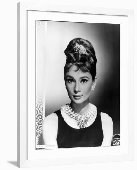 Audrey Hepburn. "Breakfast At Tiffany's" 1961, Directed by Blake Edwards-null-Framed Photographic Print