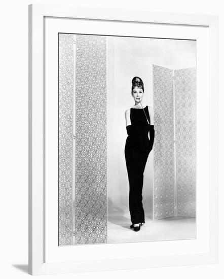 Audrey Hepburn. "Breakfast At Tiffany's" 1961, Directed by Blake Edwards-null-Framed Photographic Print