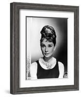 Audrey Hepburn. "Breakfast At Tiffany's" 1961, Directed by Blake Edwards-null-Framed Photographic Print