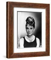 Audrey Hepburn. "Breakfast At Tiffany's" 1961, Directed by Blake Edwards-null-Framed Photographic Print