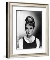 Audrey Hepburn. "Breakfast At Tiffany's" 1961, Directed by Blake Edwards-null-Framed Photographic Print