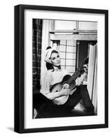 Audrey Hepburn. "Breakfast At Tiffany's" 1961, Directed by Blake Edwards-null-Framed Photographic Print