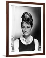 Audrey Hepburn. "Breakfast At Tiffany's" 1961, Directed by Blake Edwards-null-Framed Photographic Print