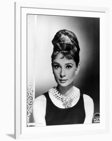 Audrey Hepburn. "Breakfast At Tiffany's" 1961, Directed by Blake Edwards-null-Framed Photographic Print