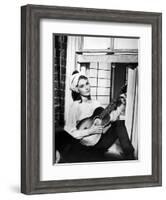 Audrey Hepburn. "Breakfast At Tiffany's" 1961, Directed by Blake Edwards-null-Framed Photographic Print