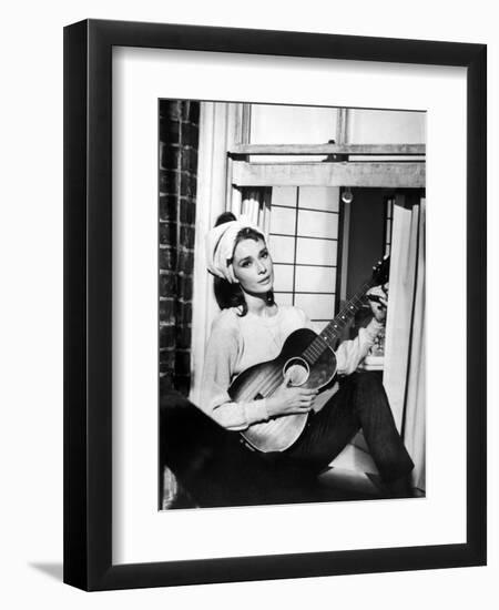 Audrey Hepburn. "Breakfast At Tiffany's" 1961, Directed by Blake Edwards-null-Framed Photographic Print