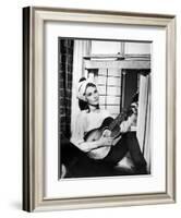 Audrey Hepburn. "Breakfast At Tiffany's" 1961, Directed by Blake Edwards-null-Framed Photographic Print