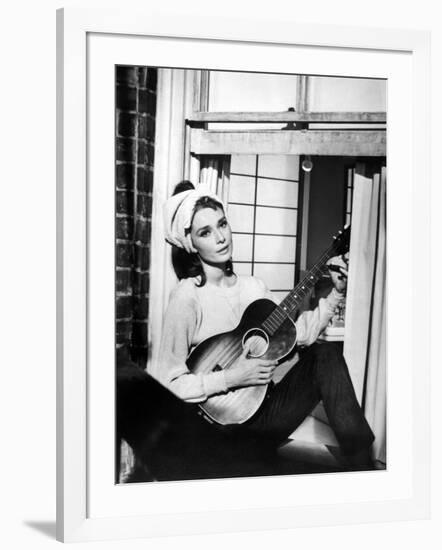 Audrey Hepburn. "Breakfast At Tiffany's" 1961, Directed by Blake Edwards-null-Framed Photographic Print