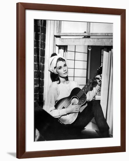 Audrey Hepburn. "Breakfast At Tiffany's" 1961, Directed by Blake Edwards-null-Framed Photographic Print