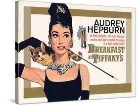 Audrey Hepburn, Breakfast at Tiffanys-null-Stretched Canvas