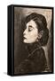 Audrey Hepburn, C.2021 (Charcoal on Paper)-Blake Munch-Framed Stretched Canvas