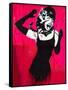 Audrey Hepburn Cat Scratch Spoof-null-Framed Stretched Canvas