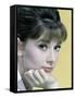 Audrey Hepburn Early 60's-null-Framed Stretched Canvas