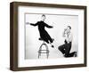 Audrey Hepburn, Fred Astaire. "Funny Face" 1957, Directed by Stanley Donen-null-Framed Photographic Print