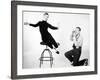Audrey Hepburn, Fred Astaire. "Funny Face" 1957, Directed by Stanley Donen-null-Framed Photographic Print