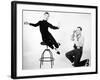 Audrey Hepburn, Fred Astaire. "Funny Face" 1957, Directed by Stanley Donen-null-Framed Photographic Print