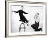Audrey Hepburn, Fred Astaire. "Funny Face" 1957, Directed by Stanley Donen-null-Framed Photographic Print