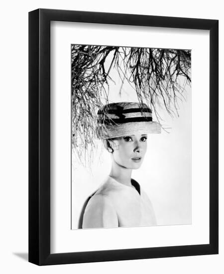 Audrey Hepburn. "Funny Face" 1957, Directed by Stanley Donen-null-Framed Premium Photographic Print