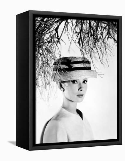 Audrey Hepburn. "Funny Face" 1957, Directed by Stanley Donen-null-Framed Stretched Canvas