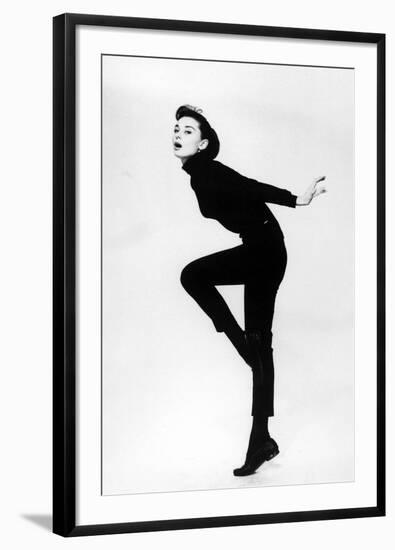 Audrey Hepburn. "Funny Face" 1957, Directed by Stanley Donen-null-Framed Photographic Print