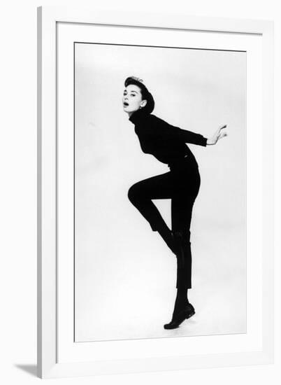 Audrey Hepburn. "Funny Face" 1957, Directed by Stanley Donen-null-Framed Photographic Print