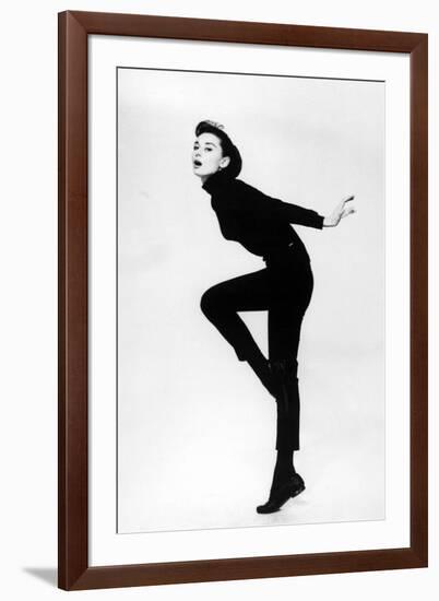 Audrey Hepburn. "Funny Face" 1957, Directed by Stanley Donen-null-Framed Photographic Print