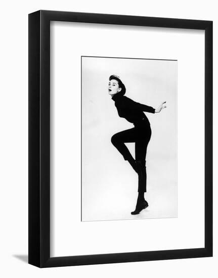 Audrey Hepburn. "Funny Face" 1957, Directed by Stanley Donen-null-Framed Photographic Print