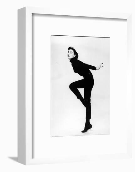 Audrey Hepburn. "Funny Face" 1957, Directed by Stanley Donen-null-Framed Photographic Print