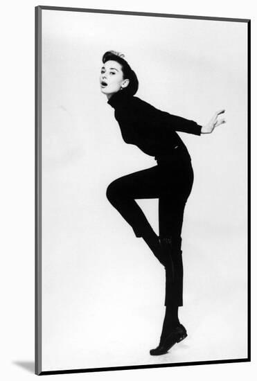 Audrey Hepburn. "Funny Face" 1957, Directed by Stanley Donen-null-Mounted Photographic Print