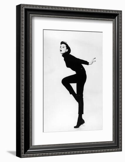 Audrey Hepburn. "Funny Face" 1957, Directed by Stanley Donen-null-Framed Photographic Print