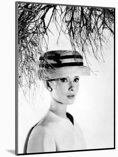 Audrey Hepburn. "Funny Face" 1957, Directed by Stanley Donen-null-Mounted Photographic Print