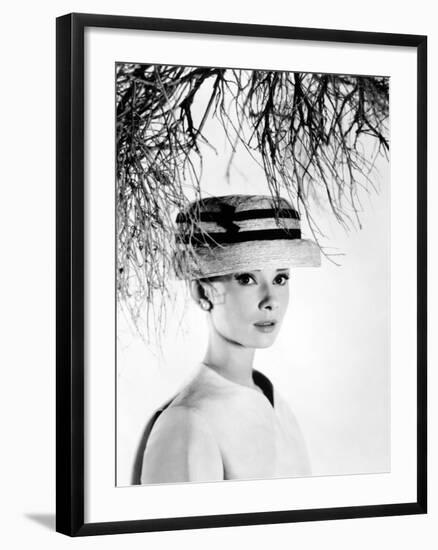 Audrey Hepburn. "Funny Face" 1957, Directed by Stanley Donen-null-Framed Photographic Print