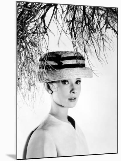 Audrey Hepburn. "Funny Face" 1957, Directed by Stanley Donen-null-Mounted Photographic Print