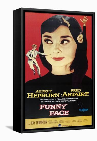 Audrey Hepburn "Funny Face" 1957, Directed by Stanley Donen-null-Framed Stretched Canvas