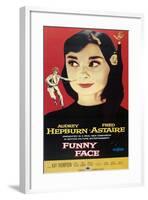 Audrey Hepburn "Funny Face" 1957, Directed by Stanley Donen-null-Framed Giclee Print