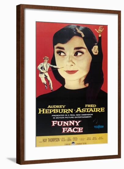 Audrey Hepburn "Funny Face" 1957, Directed by Stanley Donen-null-Framed Giclee Print