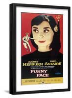 Audrey Hepburn "Funny Face" 1957, Directed by Stanley Donen-null-Framed Giclee Print