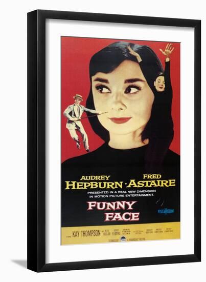 Audrey Hepburn "Funny Face" 1957, Directed by Stanley Donen-null-Framed Giclee Print