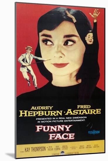 Audrey Hepburn "Funny Face" 1957, Directed by Stanley Donen-null-Mounted Giclee Print