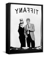 Audrey Hepburn, George Peppard. "Breakfast At Tiffany's" 1961, Directed by Blake Edwards-null-Framed Stretched Canvas