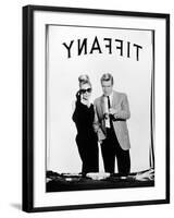 Audrey Hepburn, George Peppard. "Breakfast At Tiffany's" 1961, Directed by Blake Edwards-null-Framed Photographic Print