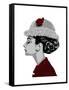 Audrey Hepburn - I Believe in Red-Emily Gray-Framed Stretched Canvas