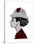 Audrey Hepburn - I Believe in Red-Emily Gray-Stretched Canvas