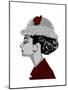 Audrey Hepburn - I Believe in Red-Emily Gray-Mounted Giclee Print